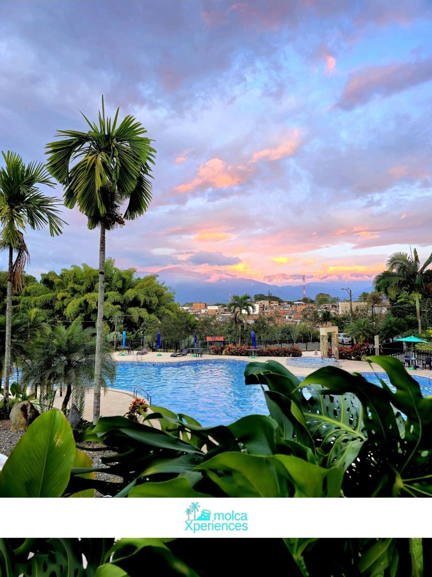 Apartamento Privado Vacacional A 5M Del Aeropuerto, 20 Minutos Del Parque Del Cafe Y Centro De Armenia Con 4 Piscinas, 3 Jacuzzi, Sauna By Molca Xperiences 3H Eksteriør bilde