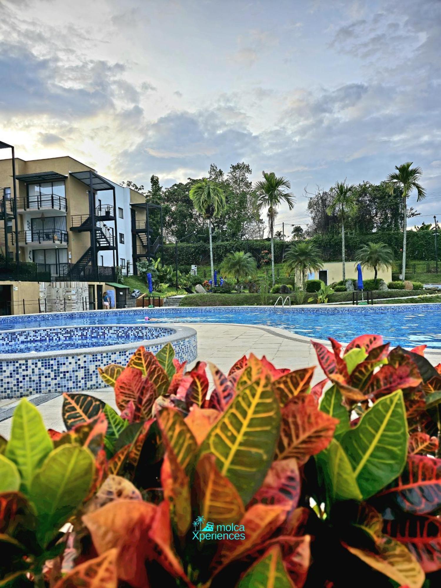 Apartamento Privado Vacacional A 5M Del Aeropuerto, 20 Minutos Del Parque Del Cafe Y Centro De Armenia Con 4 Piscinas, 3 Jacuzzi, Sauna By Molca Xperiences 3H Eksteriør bilde